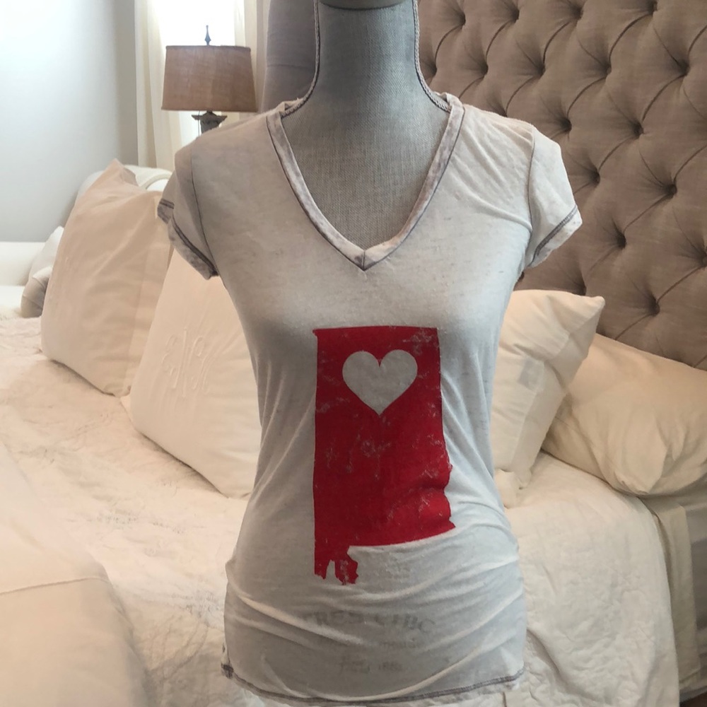 Super cute burn out T-shirt AL❤️